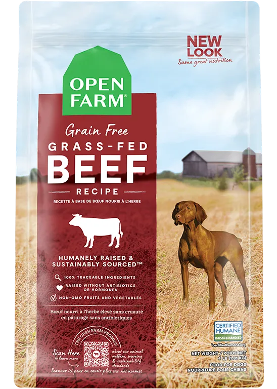 Open Farm Grass-Fed Beef Dry Dog Food