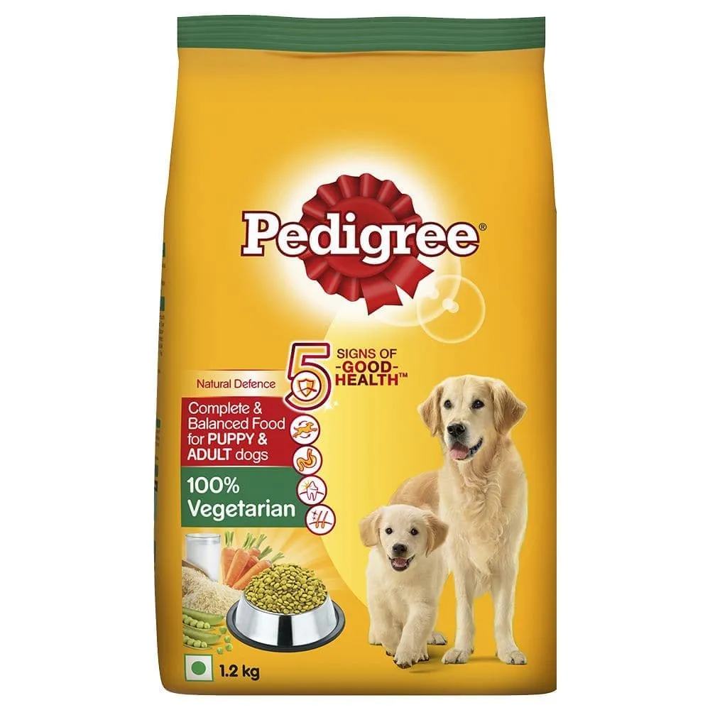 Pedigree 100% Vegetarian Puppy and Adult Veg Dog Dry Food