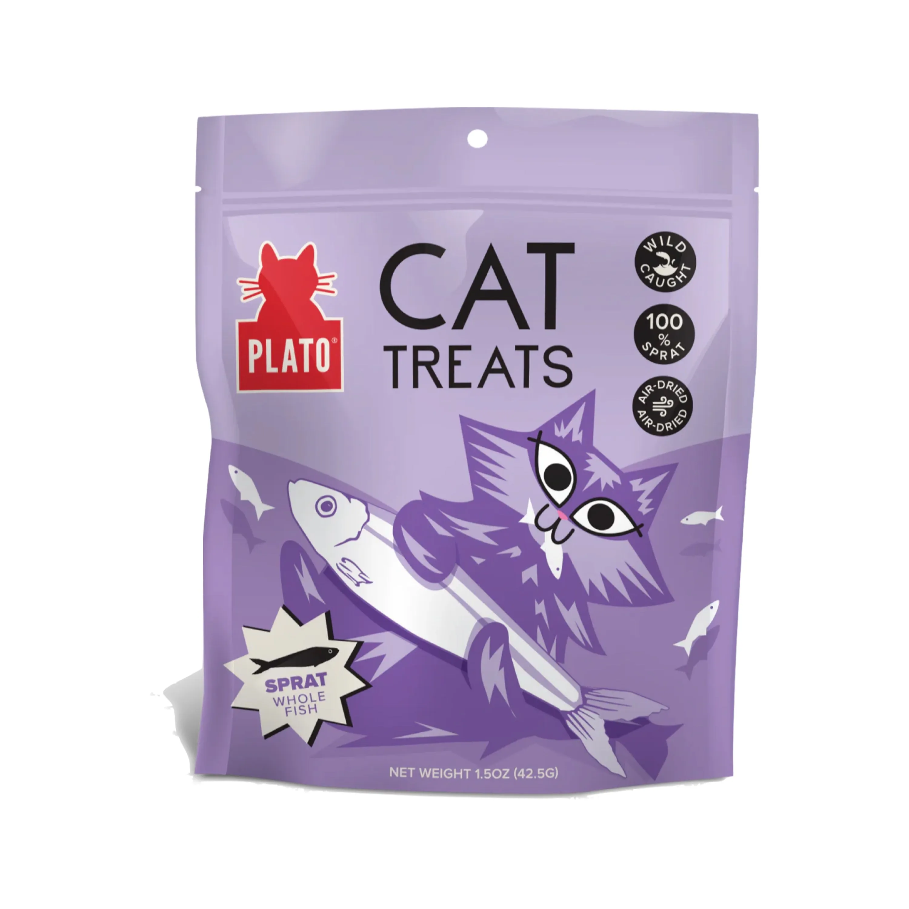 Plato Baltic Sprat Whole Fish Cat Treats 2.5oz