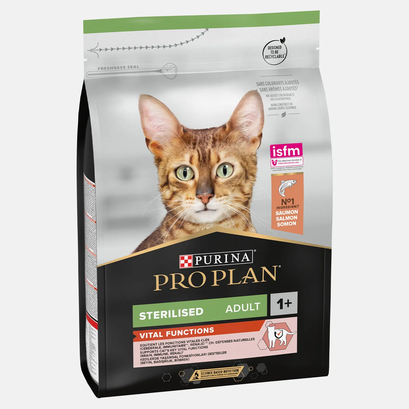 PRO PLAN Sterilised Vital Functions Adult Cat Dry Food With Salmon 3KG