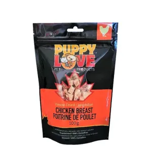 Puppy Love Treats Freeze Dried Chicken Breast