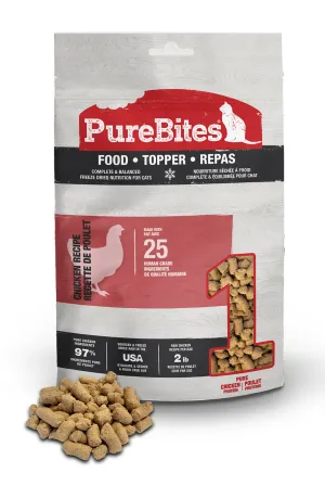 Purebites Freeze Dried Raw Cat Food or Mixer - Chicken