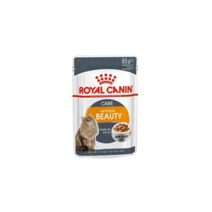 Royal Canin Feline Care Nutrition Hair & Skin Hairball Care Wet Cat Food 85g Pack of 12