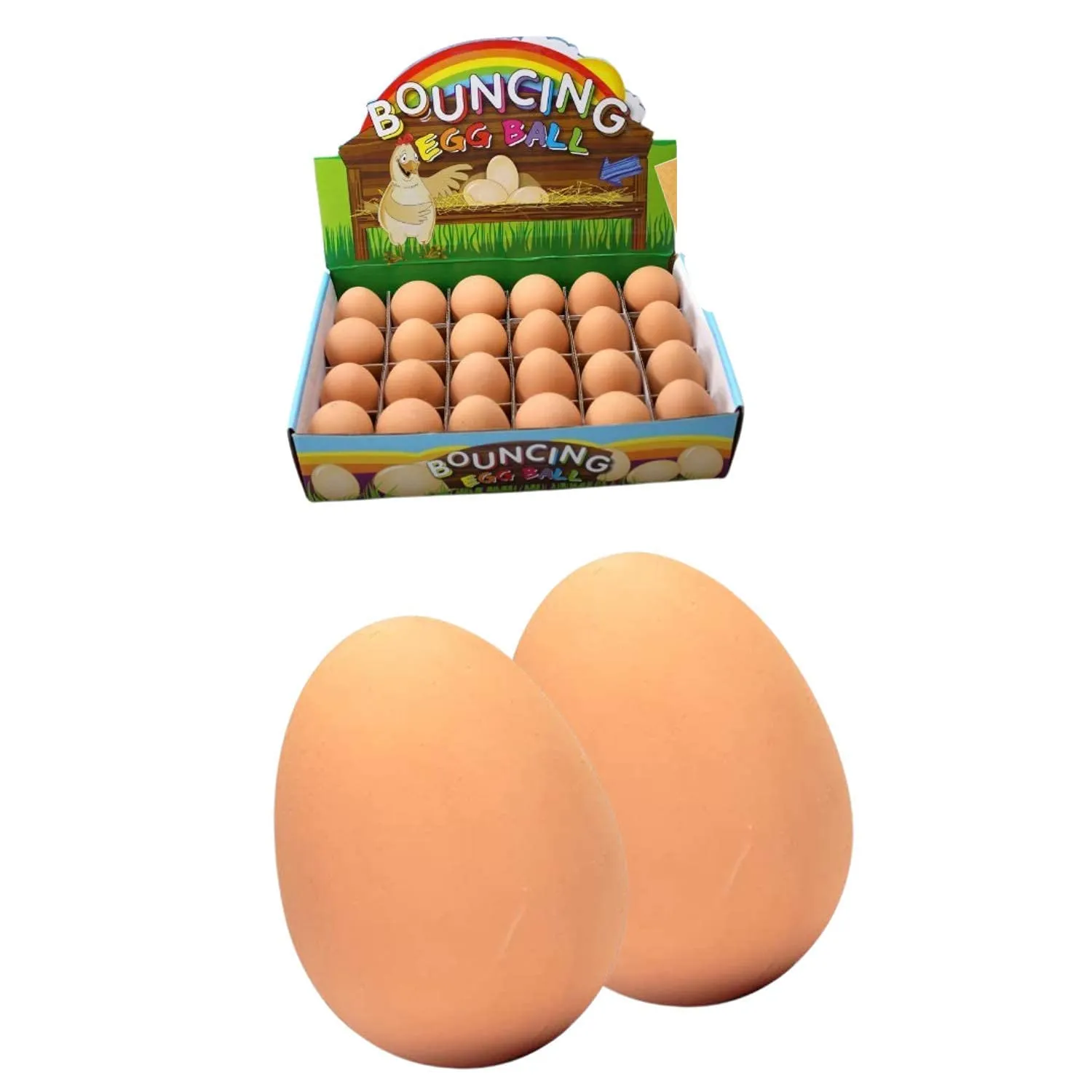 Rubber Bouncing Egg Ball Toy for Puppies