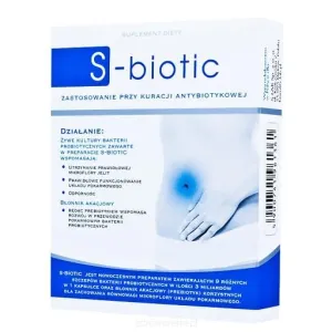 S-biotic x 15 capsules, probiotic bacteria