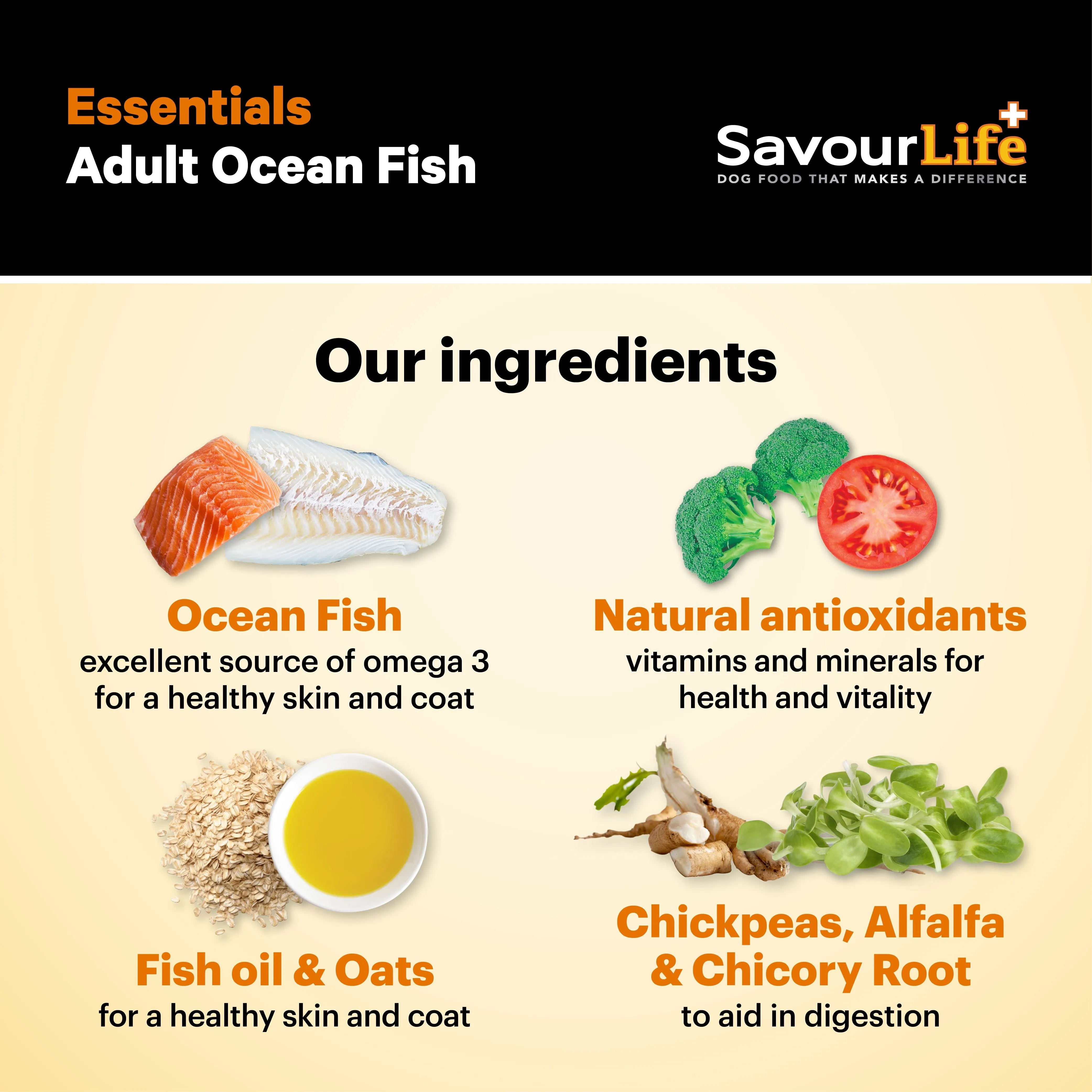 Savourlife Essentials Dry Dog Food Ocean Fish with Veggies & Rice 15kg^^^