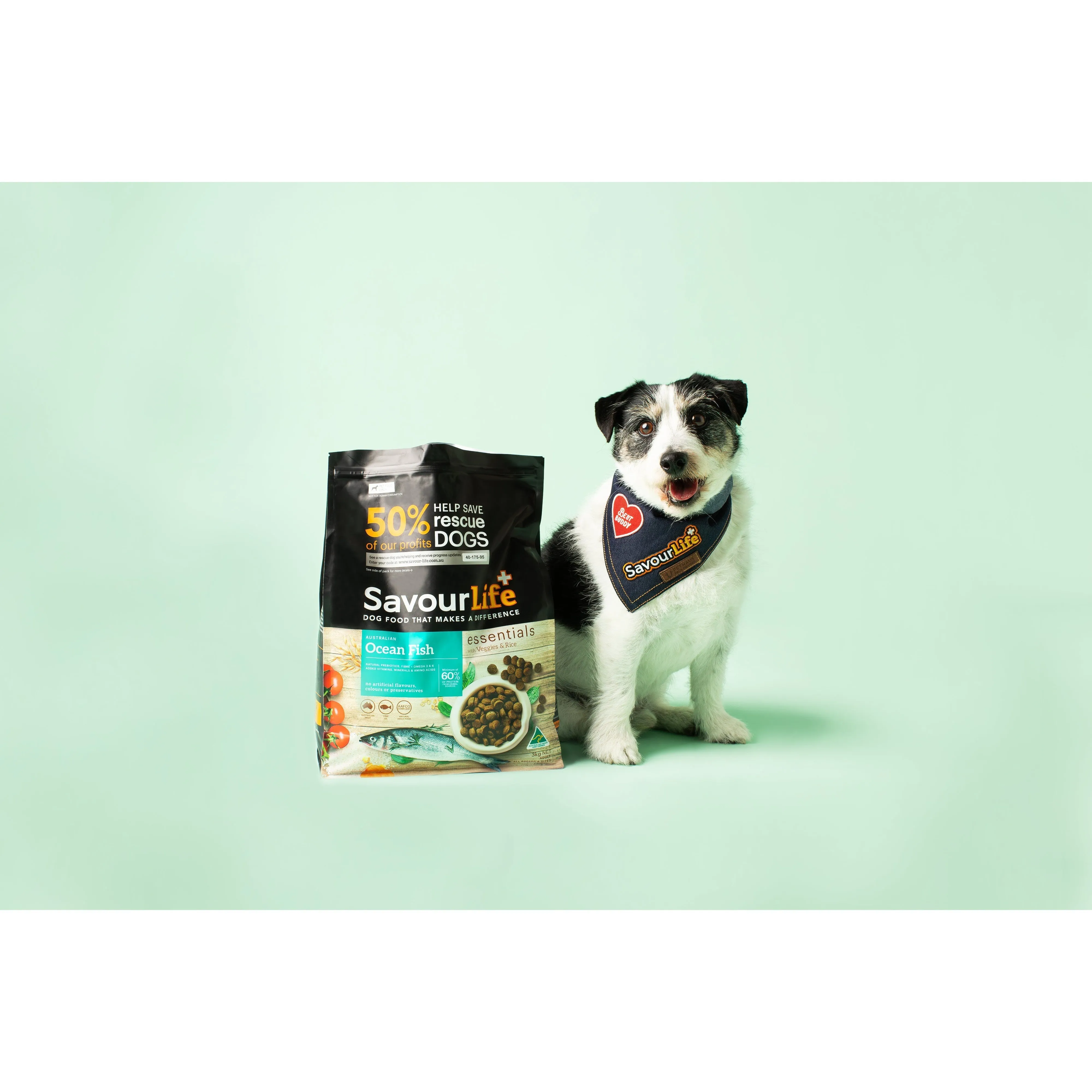 Savourlife Essentials Dry Dog Food Ocean Fish with Veggies & Rice 15kg^^^