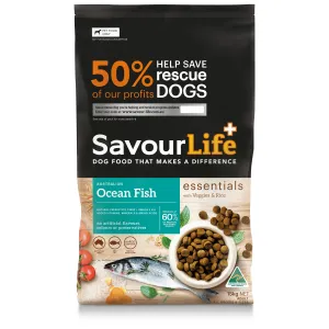 Savourlife Essentials Dry Dog Food Ocean Fish with Veggies & Rice 15kg^^^