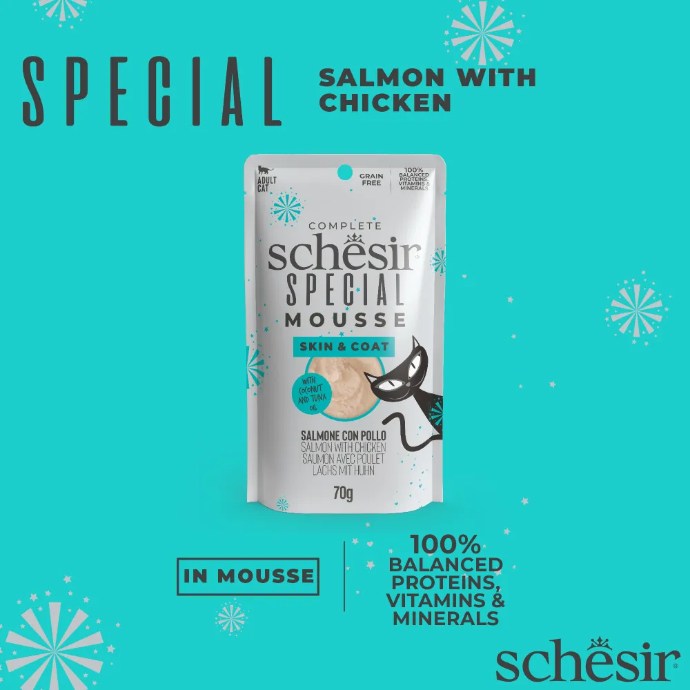 Schesir Cat Pouch Special Mousse Skin & Coat 70g