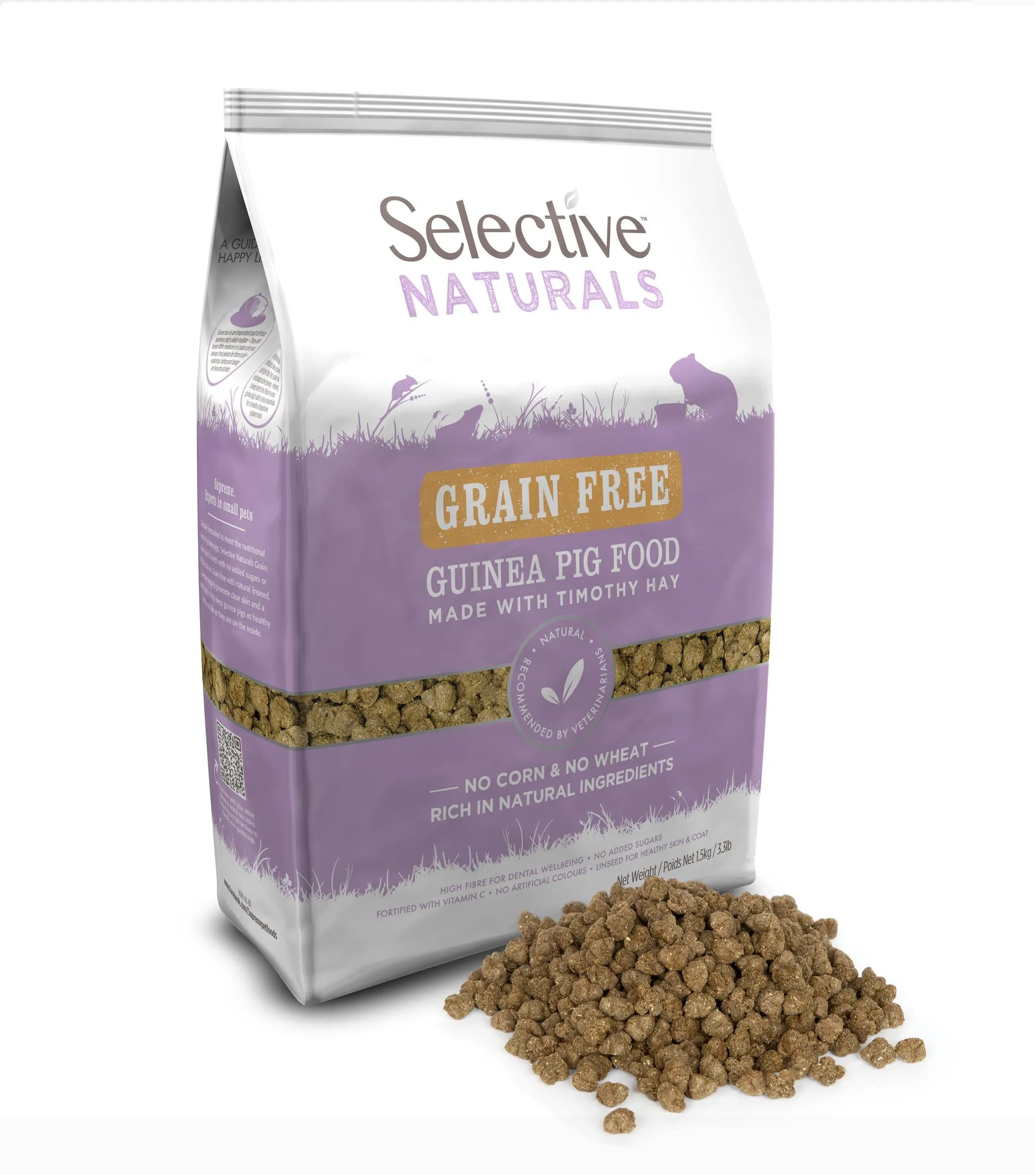 Science Selective Naturals Grain Free Guinea Pig Food 1.5kg