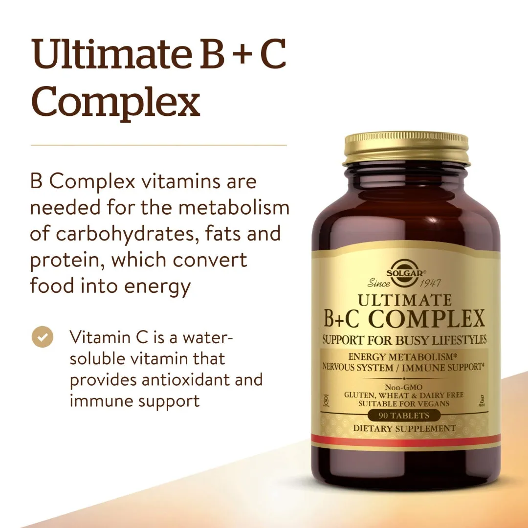 Solgar - Ultimate B & C Complex Tablets 30's