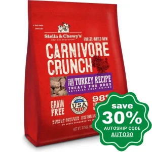 Stella & Chewy's - Freeze Dried Carnivore Crunch For Dogs - Turkey - 3.25OZ