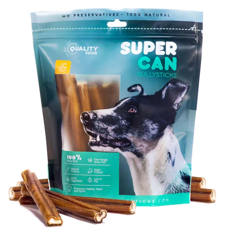 Supercan 6" Standard Bully Sticks (6")