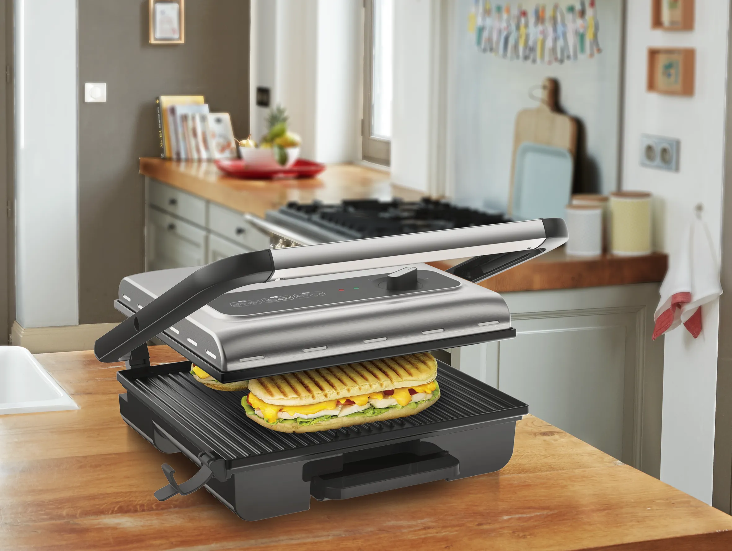 Tefal Inicio Adjust Panini Grill GC242D