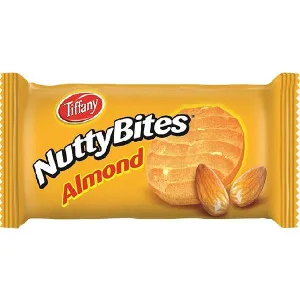 TIFFANY NUTTY BITES ALMOND 108G