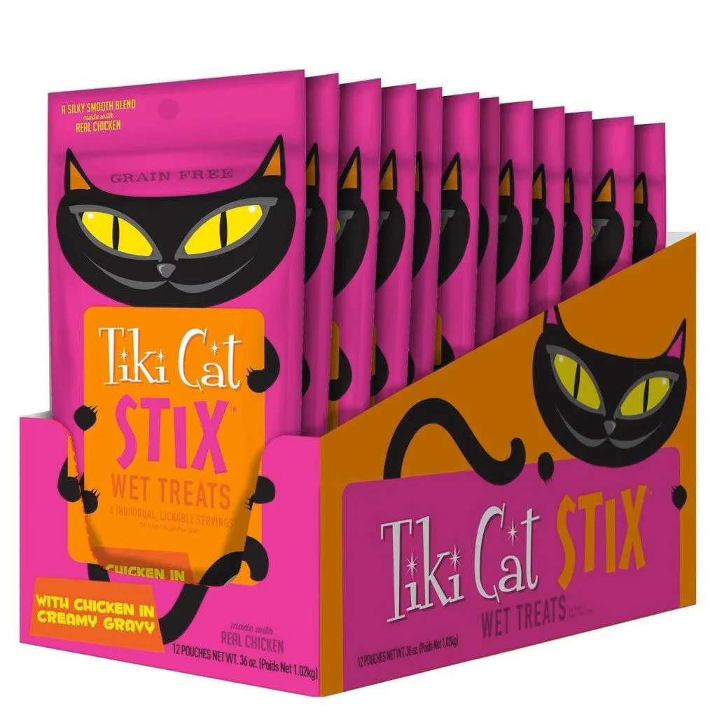 Tiki Cat Stix ChickenMousse (0.5 oz x 6 tubes)