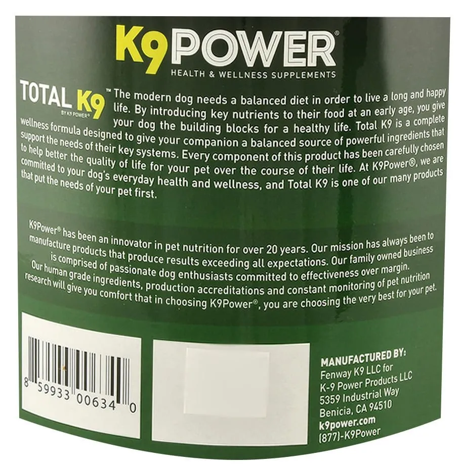 Total K9 Health Supplement for Dogs of All Ages