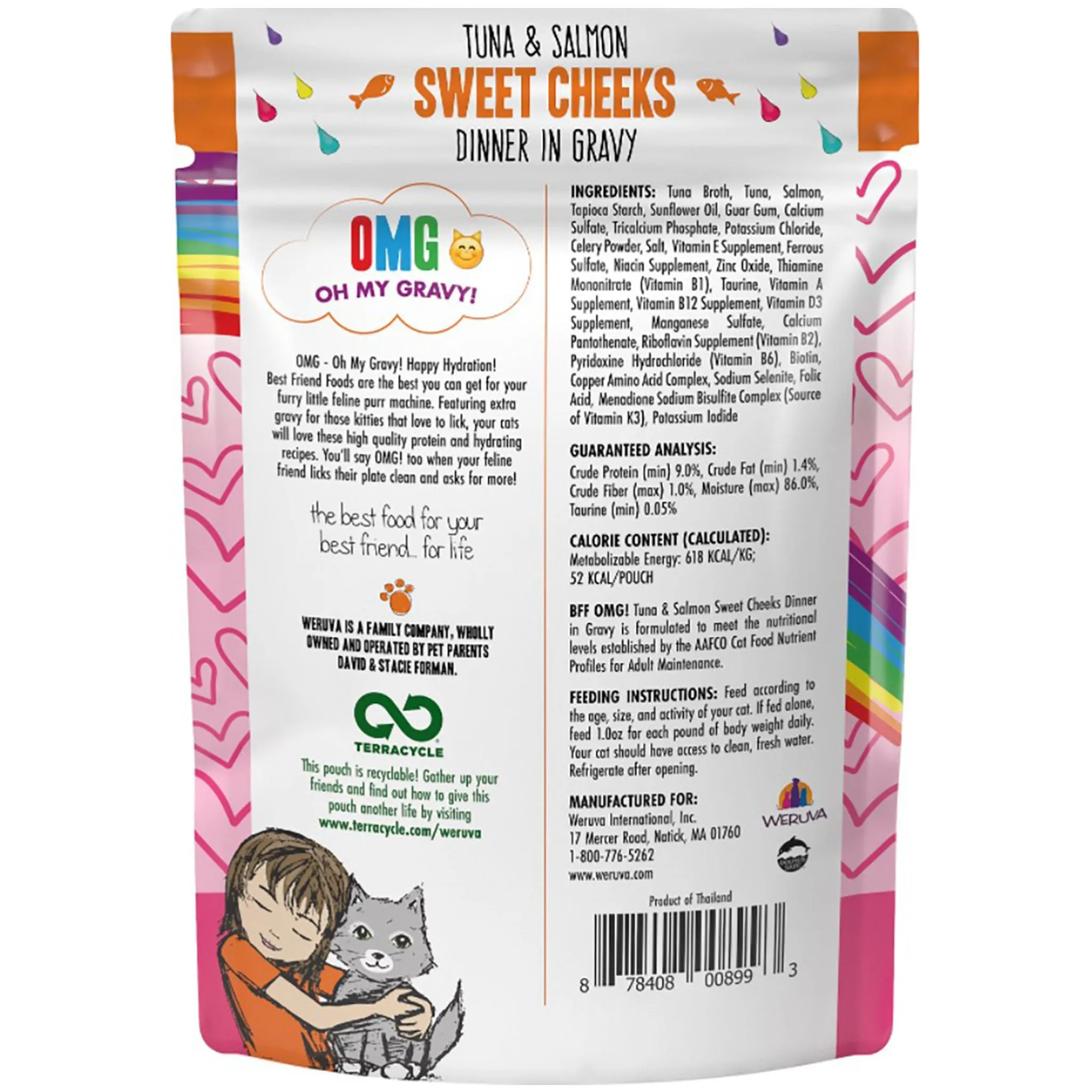 Weruva BFF Pouch Sweet Cheeks Cat Food - 3oz