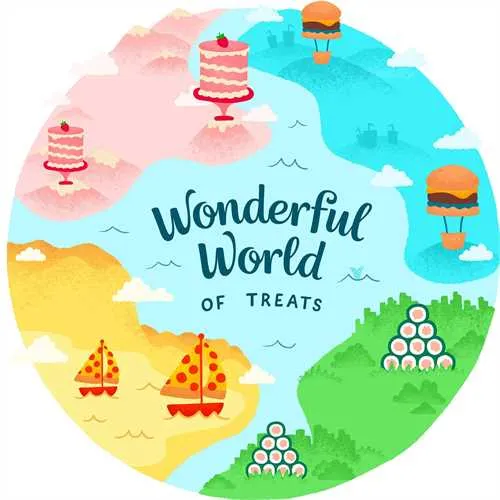 Wonderful World of Treats | Wheat Gluten Free, Natural Hand Baked Dog Biscuits | Duck Maki - 50g