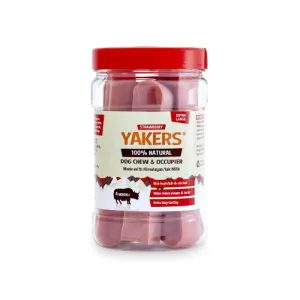 YAKERS Himalayan Dog Chew Strawberry XL Occupier Tub