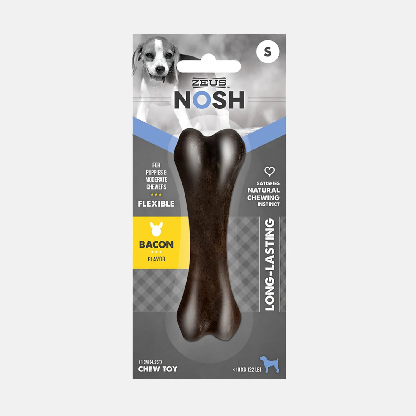 Zeus Nosh Flexible Bacon Chew Bone