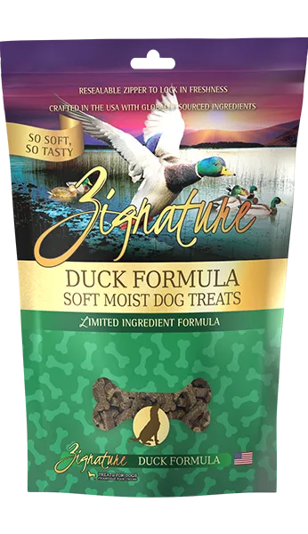 Zignature Duck Soft Moist Treat 4oz