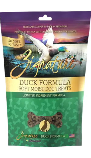 Zignature Duck Soft Moist Treat 4oz