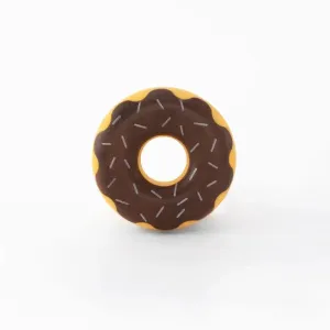 ZippyTuff Donutz Dog Chew Toy - Chocolate