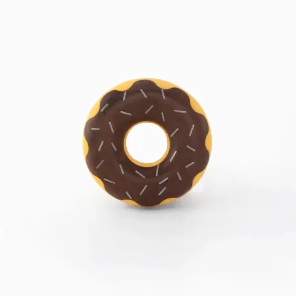 ZippyTuff Donutz Dog Chew Toy - Chocolate